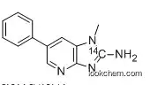 Molecular Structure of 210049-12-0 (2-Amino-1-methyl-6-phenylimidazo[4,5-b]pyridine-2-14C)